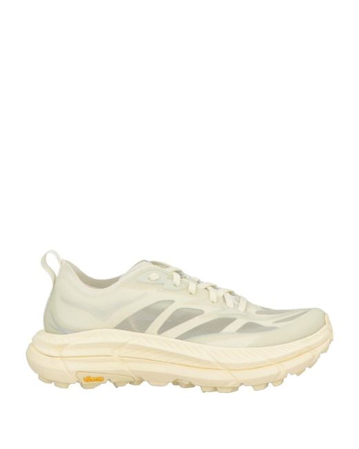 Hoka One One Natural U Mafate Speed 4 Lite Ivory Sneakers Textile Fibers, Synthetic Fibers for men