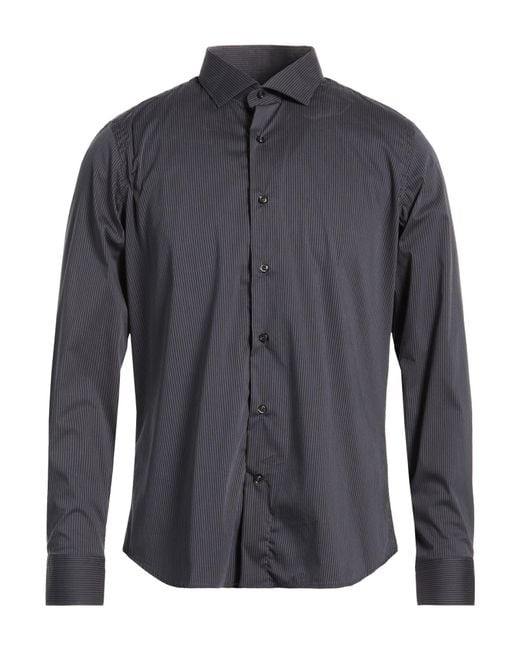 Alea Blue Shirt Cotton, Polyamide, Elastane for men
