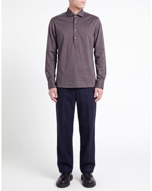 Polo Sonrisa de hombre de color Gray