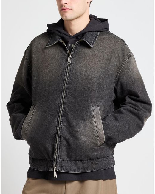 DIESEL Jeansjacke/-mantel in Black für Herren