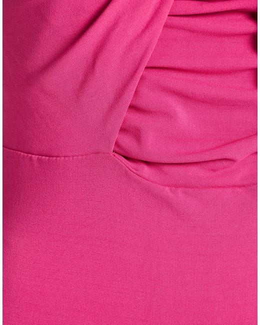 Patrizia Pepe Pink Fuchsia Bodysuit Acetate, Polyamide, Rayon