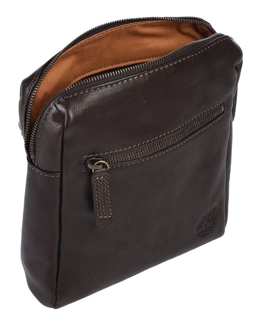 Timberland Leather Crossbody Bag in Dark Brown (Brown) for Men Lyst