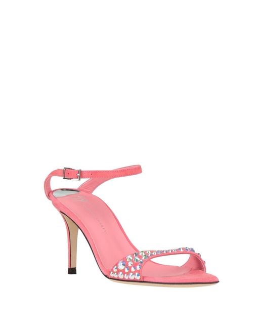 Giuseppe Zanotti Pink Sandals Leather
