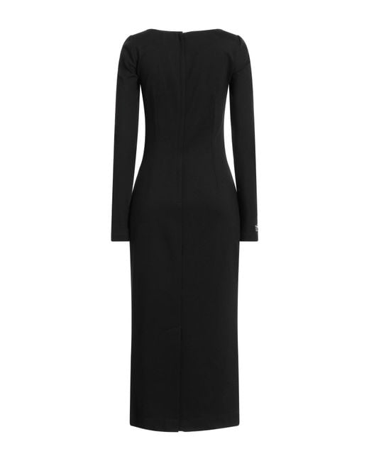 Dolce & Gabbana Black Midi Dress