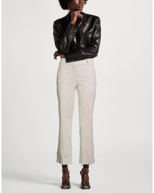 Seductive White Pants Lyocell, Cotton, Elastomultiester, Elastane