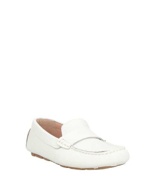Pollini White Mokassin