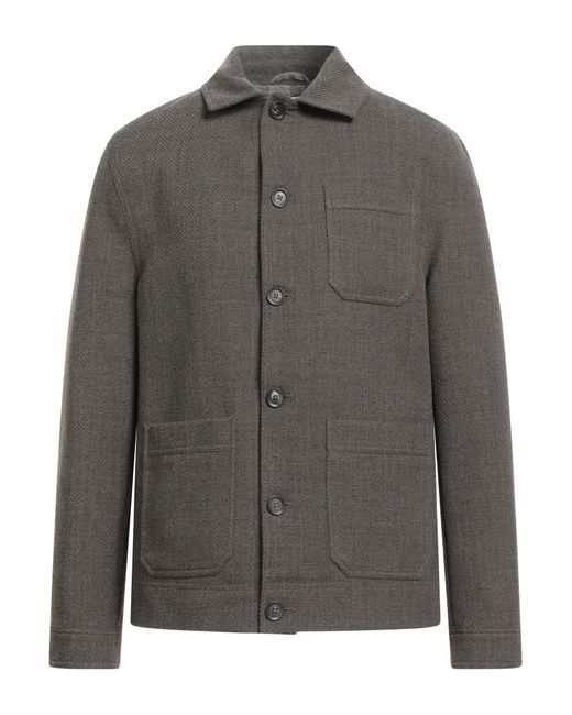 Circolo 1901 Gray Jacket Virgin Wool, Cotton for men