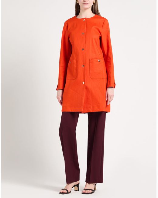 Manteau long et trench Herno en coloris Red