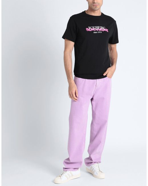 Iceberg Black T-shirt for men