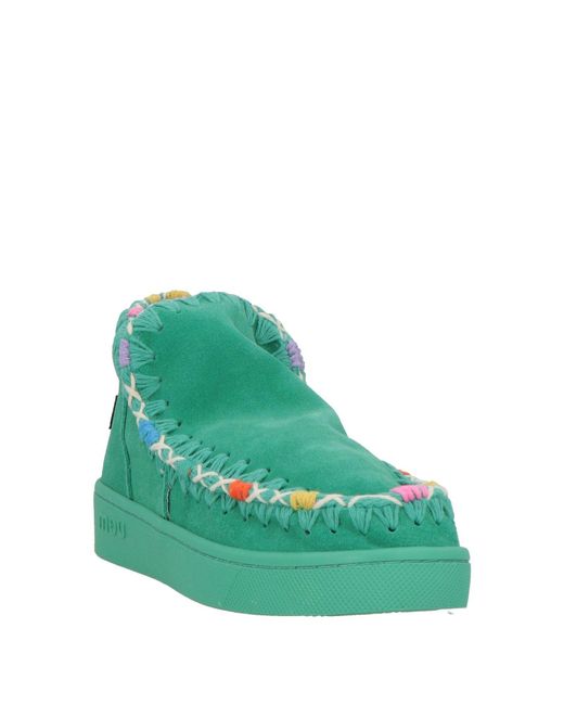 Mou Green Ankle Boots