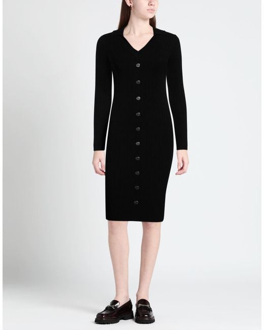 Liu Jo Black Midi Dress