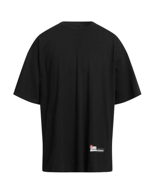 Incotex Black T-shirt for men