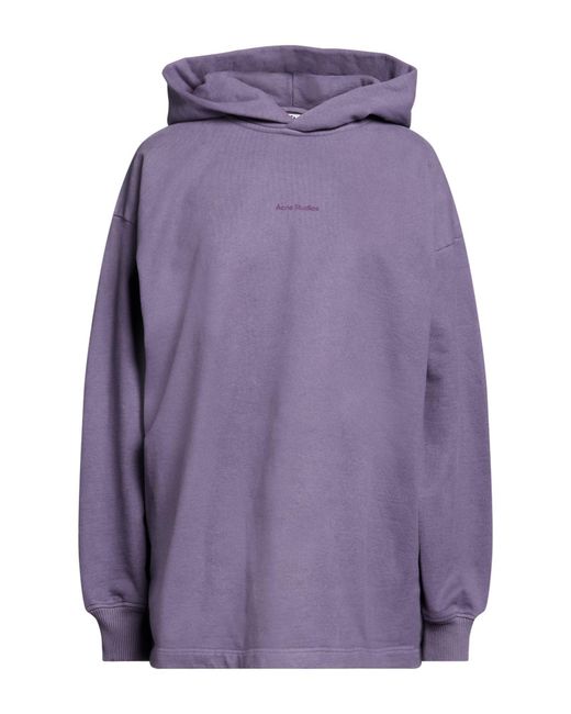 Acne Purple Sweatshirt