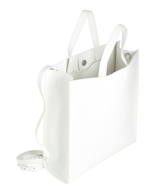 MSGM White Handbag Calfskin