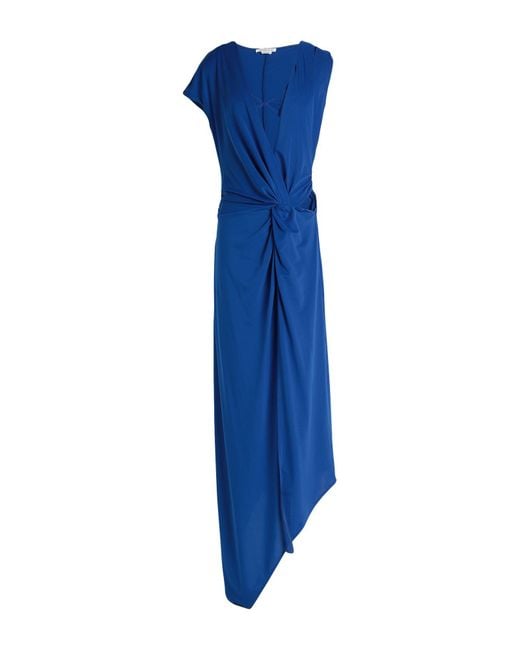 Robe longue ALESSANDRO VIGILANTE en coloris Blue