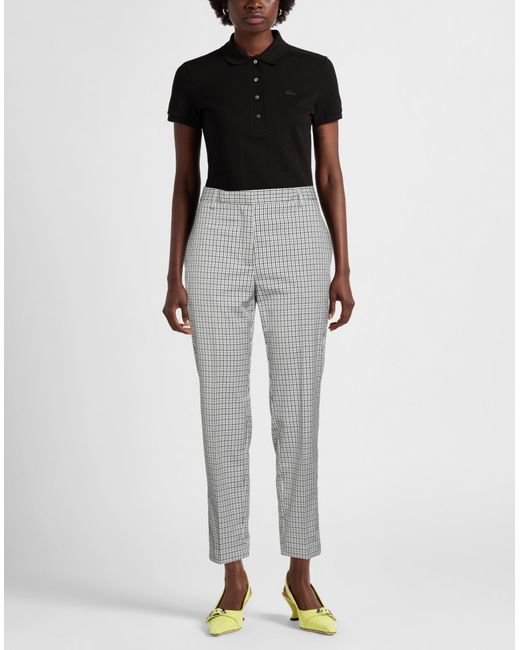 Ottod'Ame Gray Pants Polyester, Viscose, Elastane