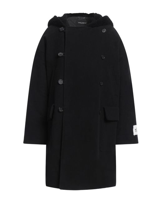 Dolce & Gabbana Black Coat for men