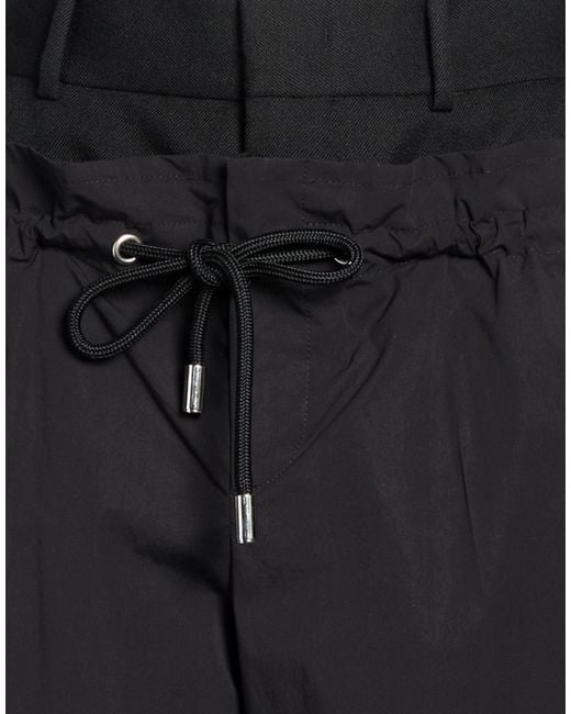 DSquared² Black Midnight Pants Cotton, Elastane