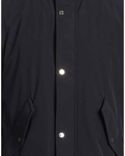 Moorer Blue Midnight Jacket Polyamide for men