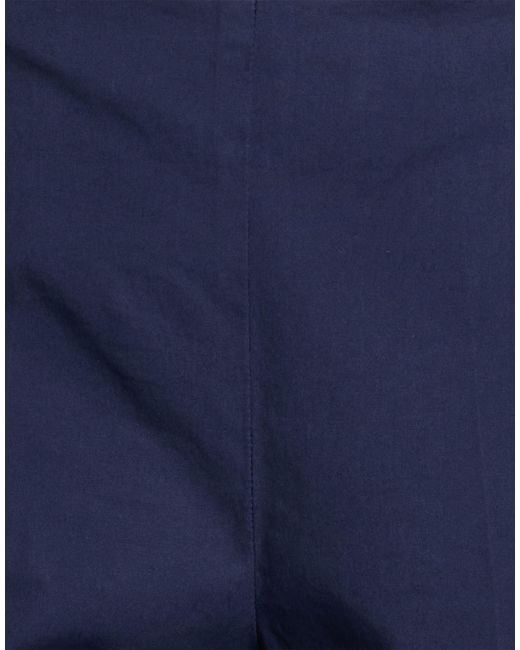 Maliparmi Blue Pants Cotton, Elastane