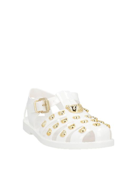 Moschino White Sandals