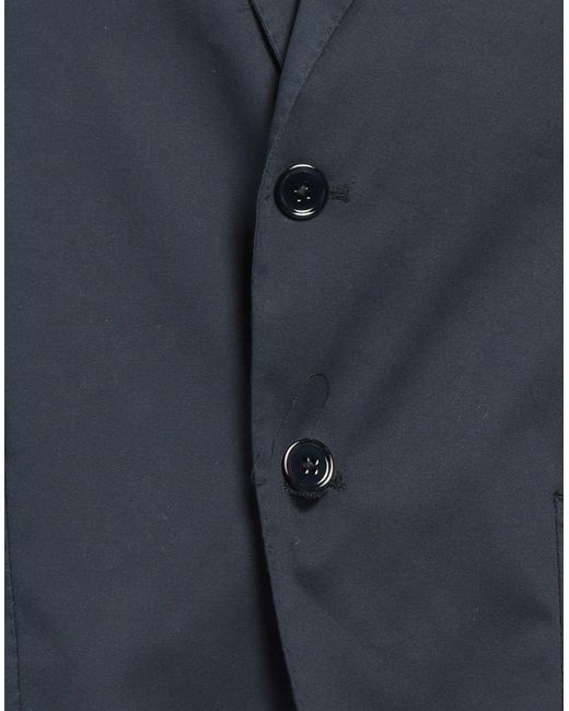 VIACARACCIOLO Blue Blazer Cotton, Elastane for men