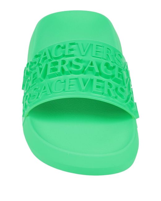 Versace Green Sandals for men