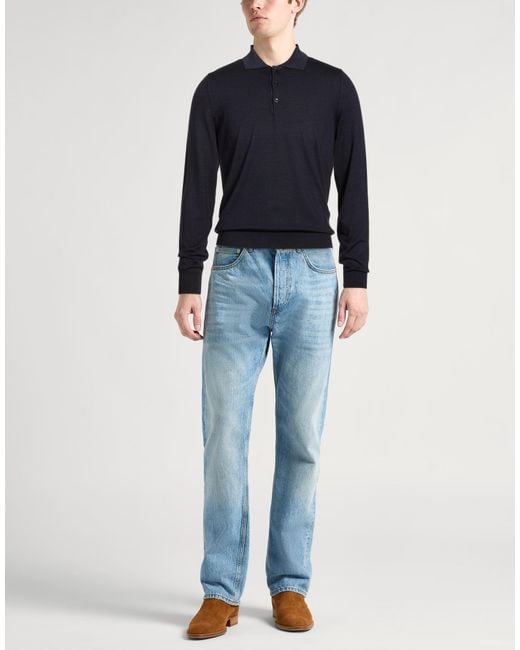 Canali Pullover in Blue für Herren