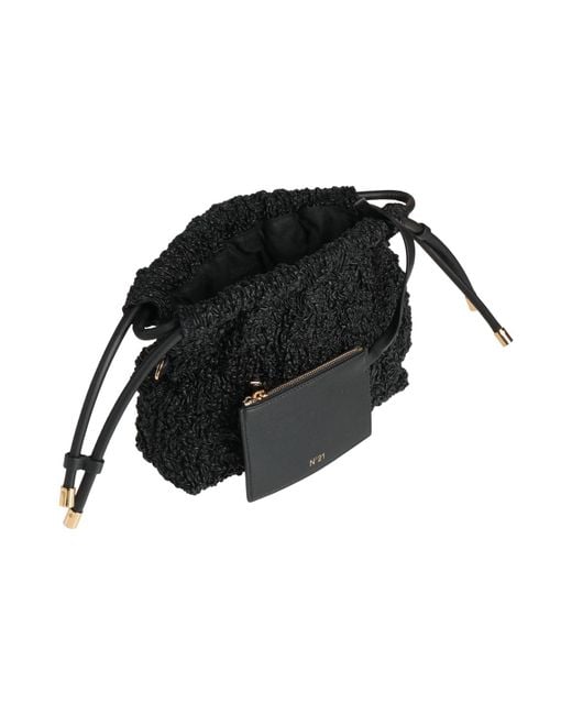 N°21 Black Cross-Body Bag Textile Fibers