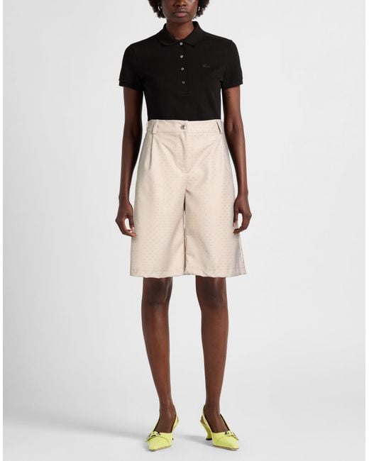 Motel Natural Shorts & Bermuda Shorts Polyester, Viscose
