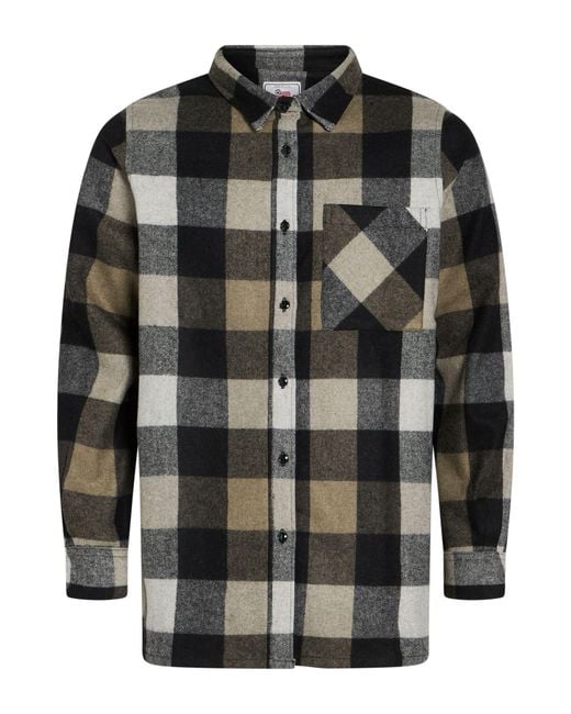Woolrich Black Shirt Wool, Polyester, Polyamide for men