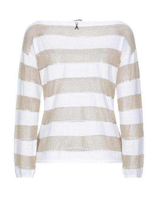Patrizia Pepe White Sweaters