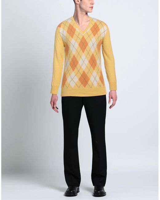 Blu Byblos Yellow Sweater for men