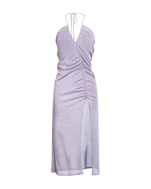 Liviana Conti Purple Midi Dress