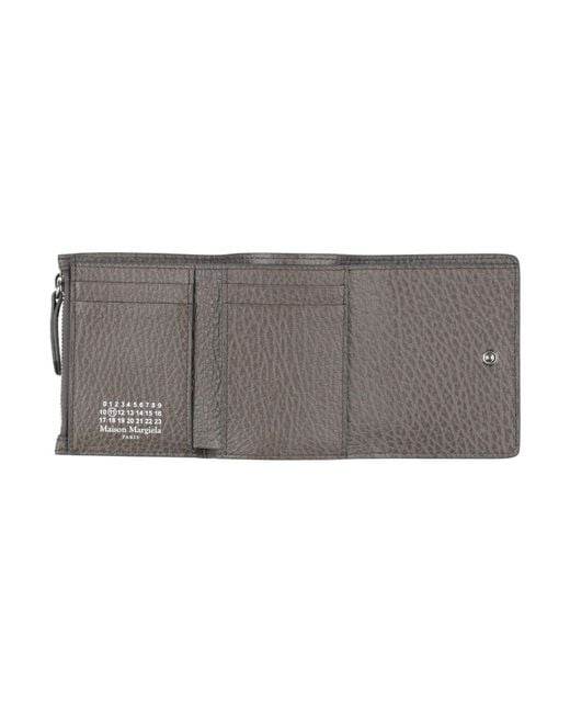 Maison Margiela Gray Wallet Bovine Leather for men