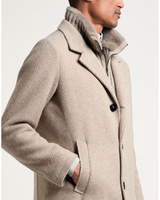 GMS-75 Natural Coat Wool, Polyamide, Acrylic, Polyester, Mohair Wool for men