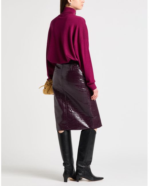 Massimo Alba Red Rollkragenpullover