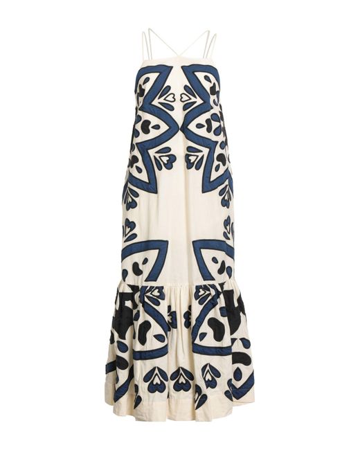 Vestido Midi Sea de color White