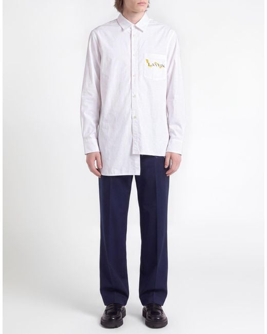 Lanvin White Shirt Cotton for men