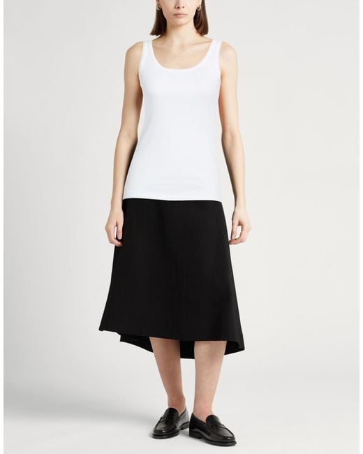 Eleventy White Tank Top Cotton