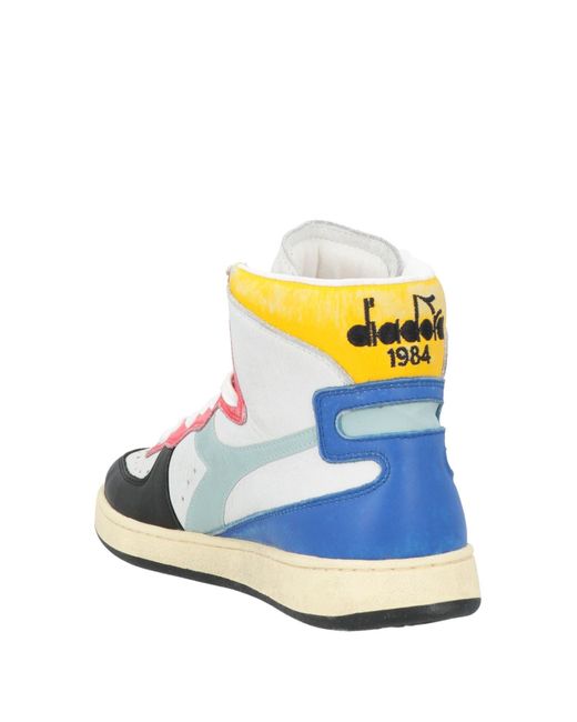 Diadora Blue Sneakers Leather
