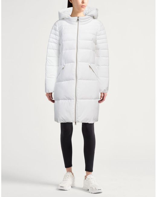 EA7 White Pufferjacke & Daunenjacke