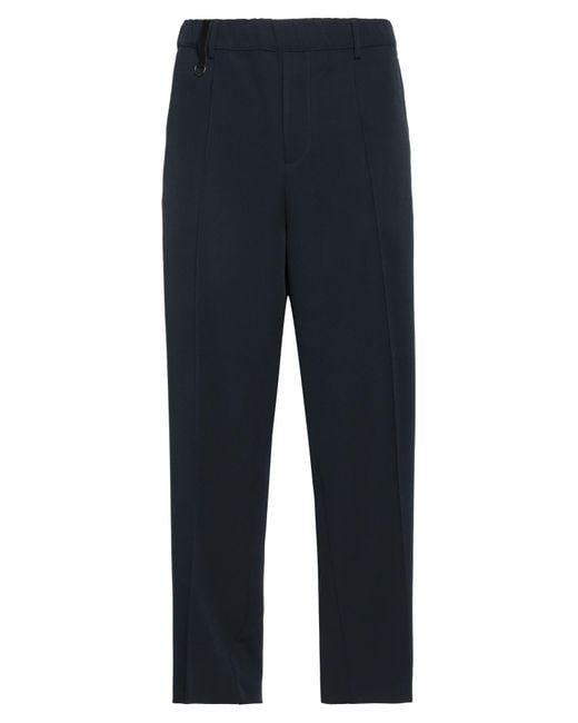 Messagerie Blue Patrizio Piscaglia Pants Polyester, Viscose, Wool, Elastane for men