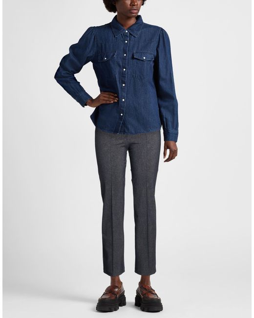 La Petite Robe Di Chiara Boni Gray Pants Polyamide, Elastane