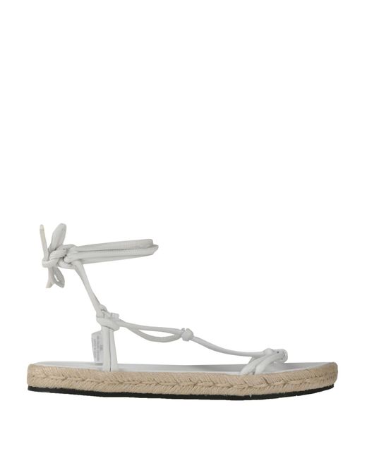 ARMANI EXCHANGE White Espadrilles