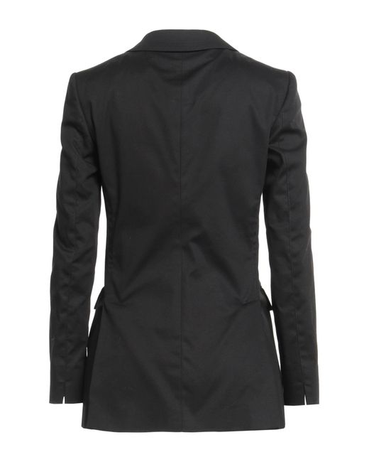 Lardini Black Blazer Cotton, Elastane
