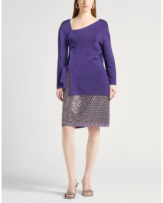 Tom Ford Purple Sweater Viscose, Polyamide