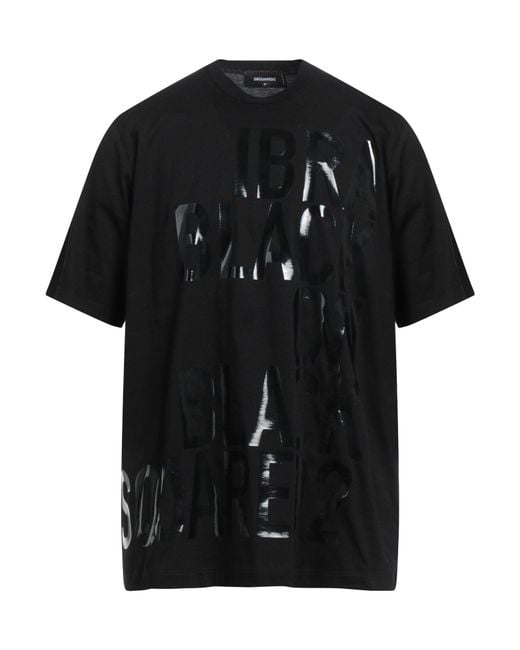 DSquared² Black T-shirt for men