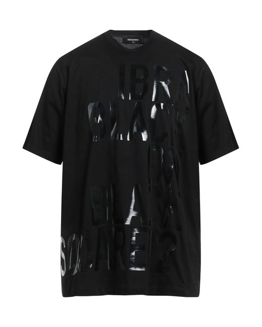 DSquared² Black T-shirt for men