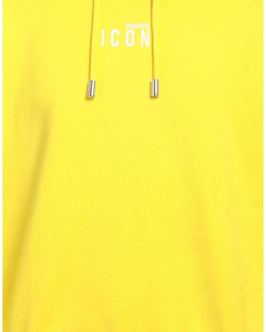 DSquared² Yellow Sweatshirt for men